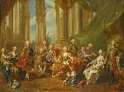 The family of Philip V in Louis Michel van Loo